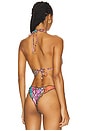 view 3 of 5 Seamless Triangle Top in Multicolor
