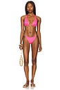 view 4 of 5 Ring Triangle Halter Top in Pink Sugar