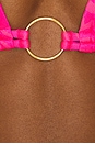 view 5 of 5 Ring Triangle Halter Top in Pink Sugar