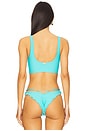 view 3 of 5 Double Loop Bralette in Aqua