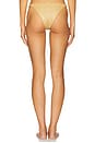view 3 of 5 Golden Sunset Ring Brazilian Bikini Bottom in Gold