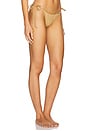 view 2 of 5 Golden Sunset Ring Bikini Bottom in Gold