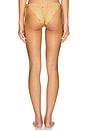 view 3 of 5 Golden Sunset Ring Bikini Bottom in Gold