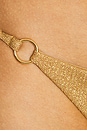 view 5 of 5 Golden Sunset Ring Bikini Bottom in Gold