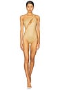 view 1 of 4 Golden Sunset Cut Out One Piece Swimsuit in Gold
