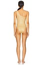 view 3 of 4 Golden Sunset Cut Out One Piece Swimsuit in Gold