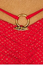 view 5 of 5 Sunset Glow Loop Brazilian Bikini Bottom in Red
