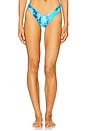 view 1 of 4 High Brazilian Bikini Bottom in Multicolor