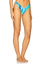 view 2 of 4 High Brazilian Bikini Bottom in Multicolor