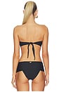 view 3 of 4 Bandeau Bikini Top in Black