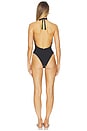 view 3 of 5 Deep V One Piece in Black