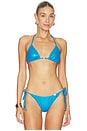 view 1 of 4 TOP BIKINI in Blue