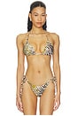 view 1 of 5 Tigressa Seamless Triangle Top in Multicolor