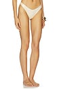 view 2 of 5 Sunbaked High Leg Brazilian Bottom in Gold