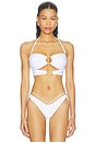view 1 of 5 TOP BIKINI in White