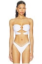 view 2 of 5 TOP BIKINI in White