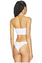 view 4 of 5 TOP BIKINI in White