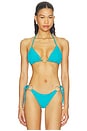 view 1 of 5 TOP BIKINI BAMBOO in Teal