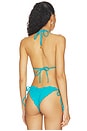 view 3 of 5 TOP BIKINI BAMBOO in Teal