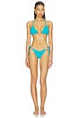 view 4 of 5 TOP BIKINI BAMBOO in Teal
