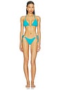 view 4 of 5 BAS DE MAILLOT DE BAIN BAMBOO in Teal
