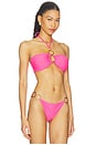 view 2 of 4 HAUT DE MAILLOT DE BAIN SOLAR in Neon Pink