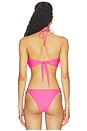 view 3 of 4 HAUT DE MAILLOT DE BAIN SOLAR in Neon Pink