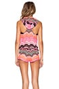 view 3 of 4 ROMPER CON CAPUCHA PINK CHAMPAGNE in Multicolor