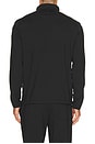 view 2 of 4 Soft Jersey Half Zip Sweater in Black
