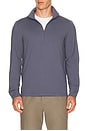 view 1 of 4 Soft Jersey Half Zip Sweater in Dusty Diamond
