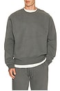 view 1 of 4 Steady State Superloft Crew Sweater in Onyx Grey