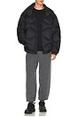 view 4 of 4 Featherweight Stand Neck Quilted Puffer Jacket in Black