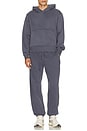 view 5 of 5 Steady State Fleece Jogger Compact in Dusty Diamond