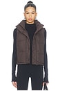 view 2 of 5 Wunder Puff Cropped Vest in Mahogany Muse