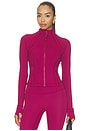 view 1 of 5 Define Cropped Jacket Nulu in Raspberry Rave