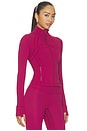view 4 of 5 Define Cropped Jacket Nulu in Raspberry Rave