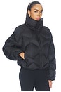 view 4 of 5 Featherweight Cropped Quilted Puffer in Black