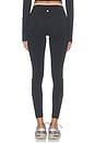 view 5 of 6 Align Ribbed-Waist Pant in Black & Rumble Crumble