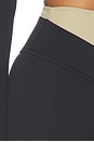 view 7 of 6 Align Ribbed-Waist Pant in Black & Rumble Crumble