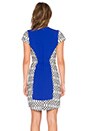 view 3 of 4 Forever and Evermore Tunic in Cobalt Poly & White