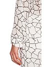 view 4 of 4 BLOUSE À MANCHES LONGUES DESERT DUNES in White Print