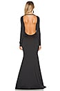 view 4 of 4 Monaco Gown in Black