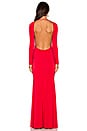 view 4 of 4 Monaco Gown in Red