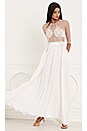view 4 of 4 Provence Gown in White