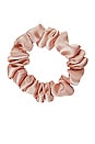 view 1 of 1 Small Pony Scrunchie in Silk Charmeuse Pale Peche