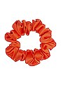 view 1 of 1 Small Pony Scrunchie in Silk Charmeuse Mandarin