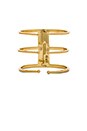 view 1 of 3 The Triple Spear Bangle in Antique Gold