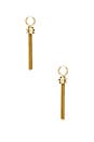 view 1 of 2 The Baroque Tassel Earrings in Antique Gold