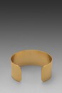 view 3 of 3 The Plain Cuff- Short in 24 Kt Gold