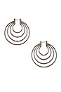 view 1 of 2 BOUCLES D'OREILLES THE MULTI HOOP in Shiny Imitation Rhodium